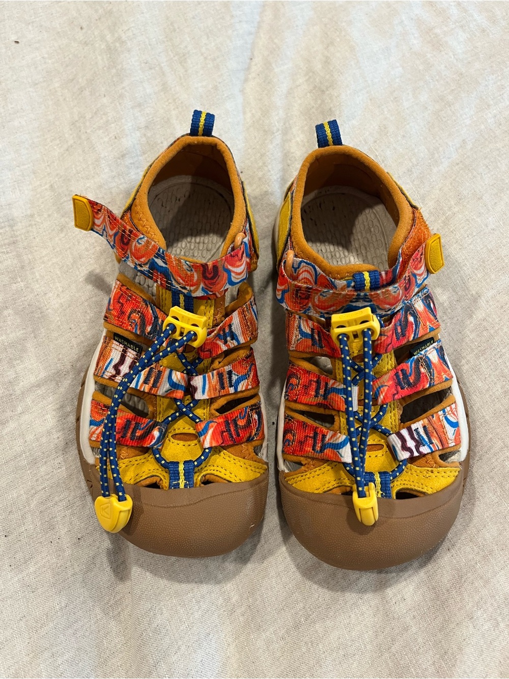 Keen Kids' Yellow Multicolor Sport Sandals